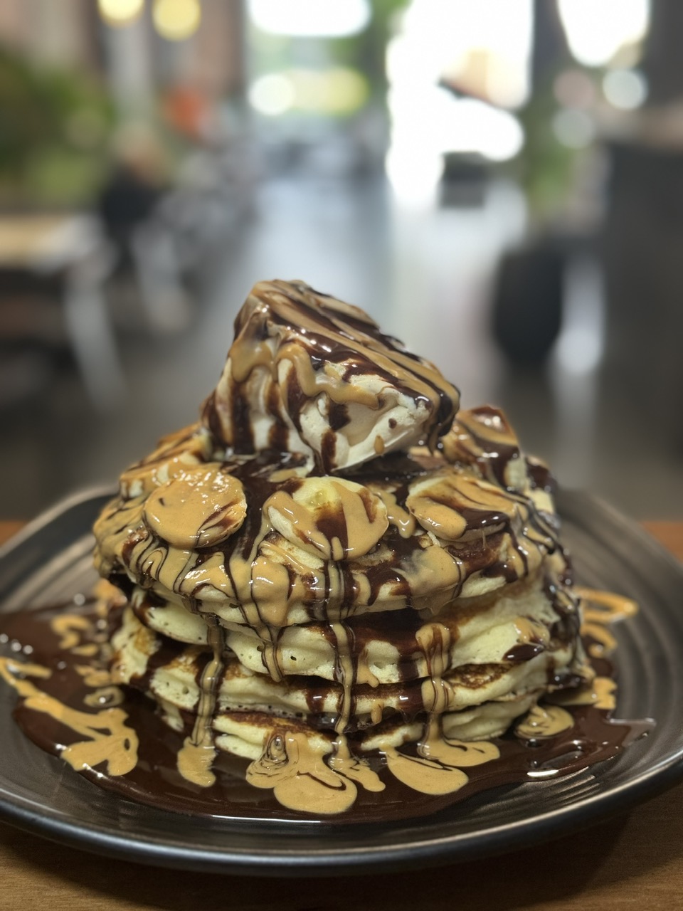 Chocolate Nut Paradise Pancakes