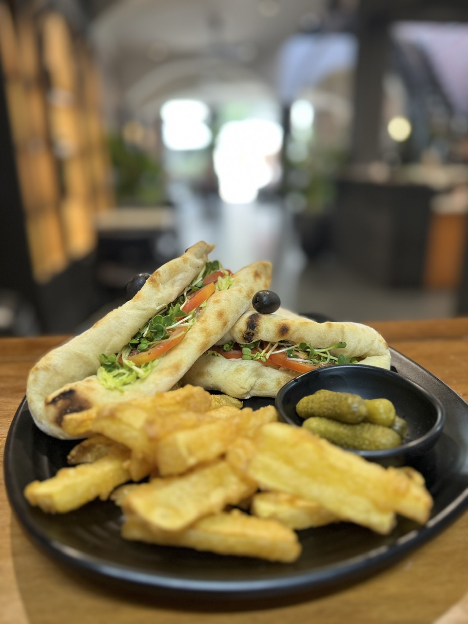 Cozy ambiance at Café Culture brunch restaurant