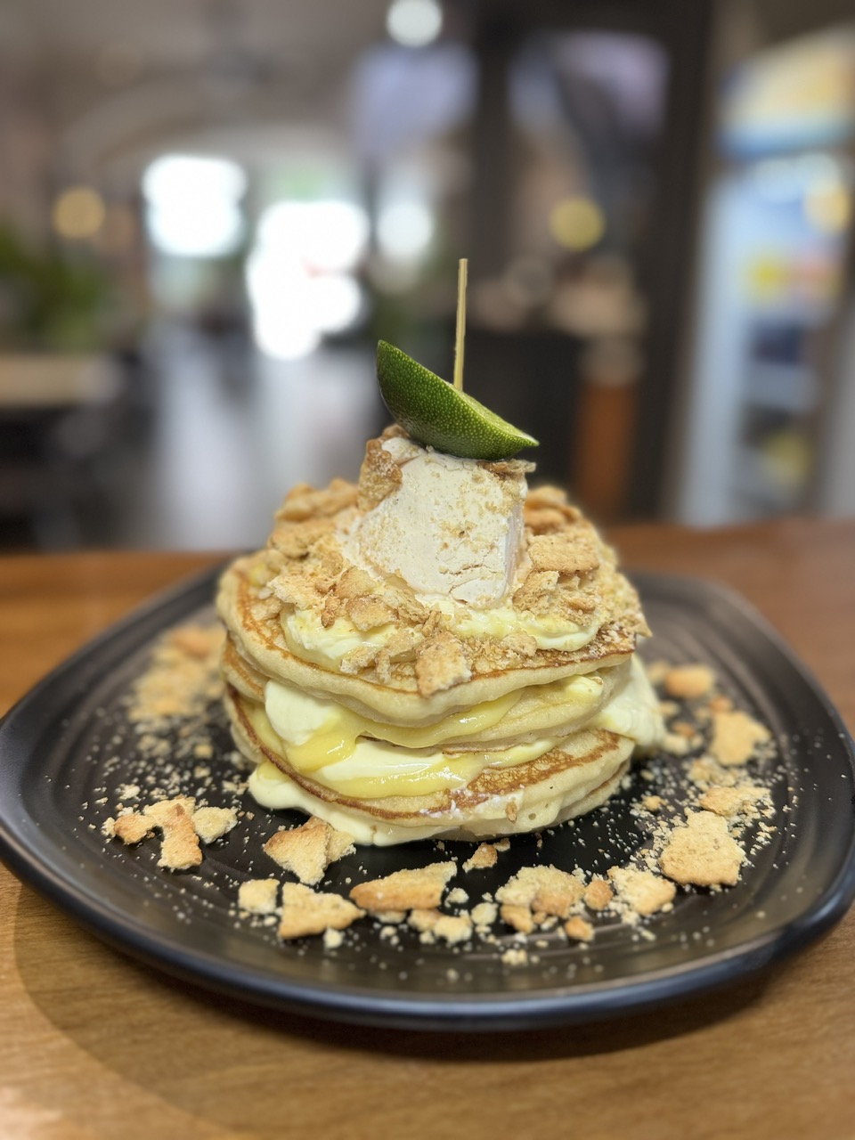 Lemon Cheesecake Pancakes