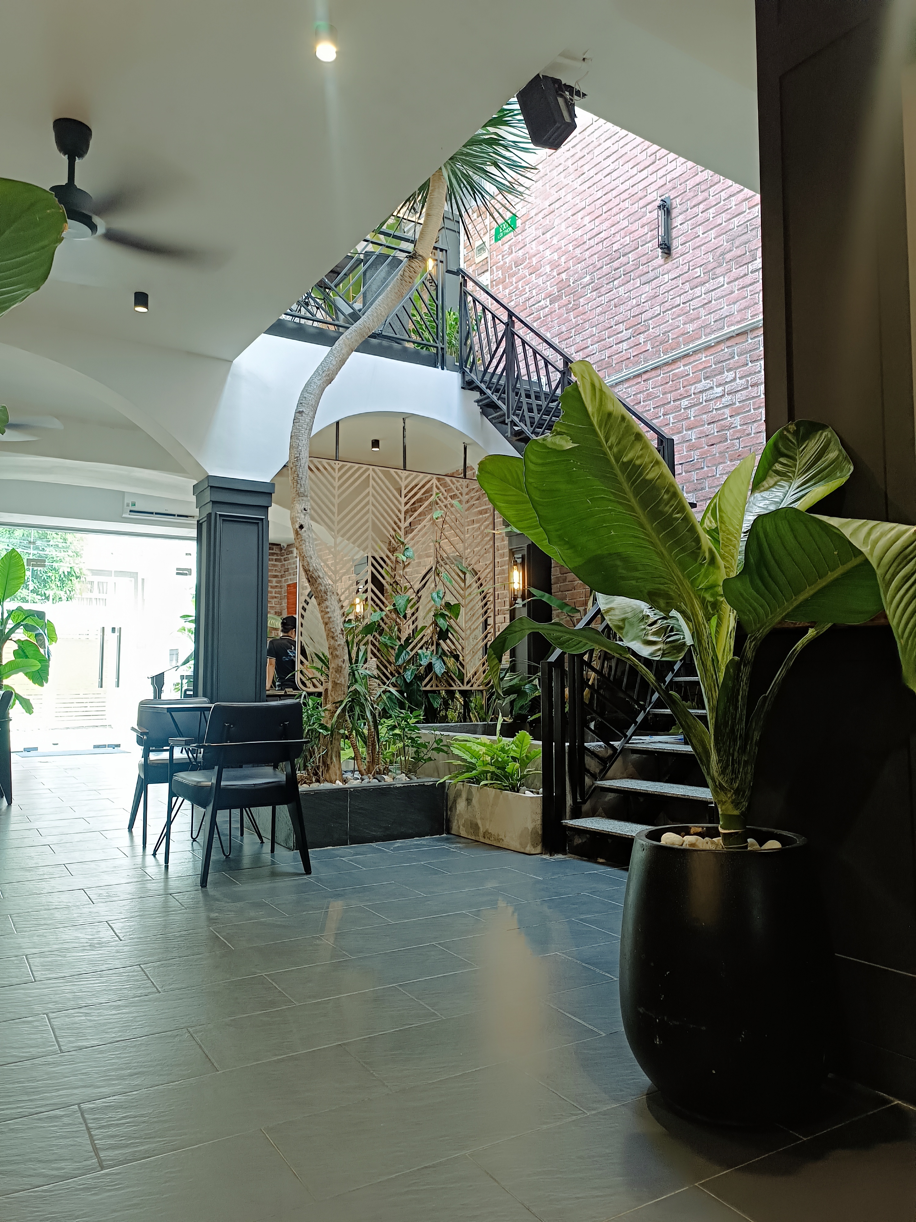 Café Culture Brunch Club interior and dining space in Nha Trang